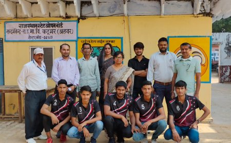 एथलेटिक्स प्रतियोगिता के लिए कठूमर टीम हुई रवाना