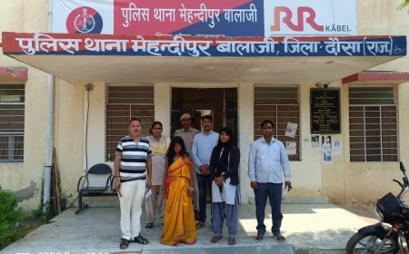 मेहंदीपुर बालाजी से लावारिस मंदबुद्धि महिला प्रभु जी को भेजा  अपना घर भरतपुर