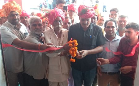 सकट के नारायणपुर गांव में पीएनबी बैंक के बीसी सेवा केंद्र का हुआ शुभारंभ