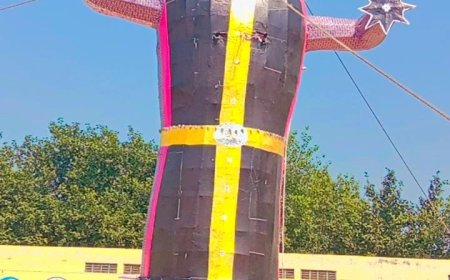 तिजारा में बुराई पर अच्छाई की जीत का त्योहार दशहरा पर्व मनाया धूम धाम से