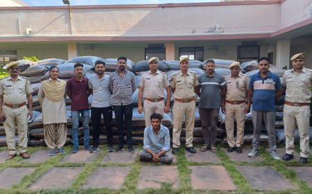 प्रतापगढ़ पुलिस द्वारा शराब और ड्रगमाफिया के खिलाफ ताबडतोड़ कार्यवाही:5करोड़ रुपए का डोडाचुरा जब्त