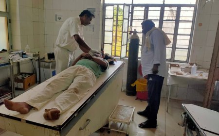 खेत की डोड को लेकर हुआ झगड़ा दो  घायल