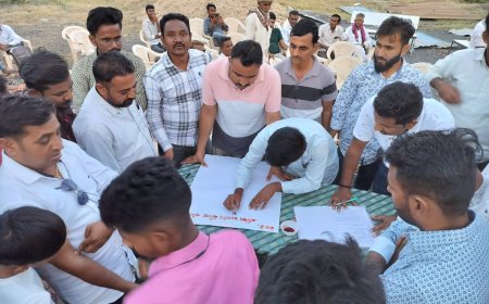 अखिल भारतीय कांग्रेस कमेटी को सुमेरपुर विधानसभा 121 के युवाओं ने अपने खून से पत्र लिखकर आला कमान को स्थानीय उम्मीदवार हरिशंकर को टिकट देने के पक्ष में की मांग