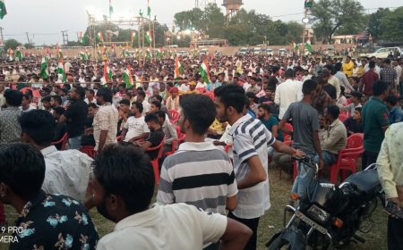 अरनोद के महाराणा प्रताप स्टेडियम थाने के सामने  विशाल युवा महोत्सव का किया गया आयोजन