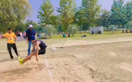 67 वीं जिला स्तरीय ट्रिपल जंप प्रतियोगिता में थांदेवाला के सौरभ सिंह ने सिल्वर मेडल पर किया कब्जा