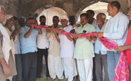 विशाल काफिले के साथ समाजसेवी केसी मीणा ने नौरंगवाड़ा विशाला बैजूपाडा सहित दर्जनों गांव में डोर टू डोर किया जनसम्पर्क भाजपा के पक्ष में मांगे वोट