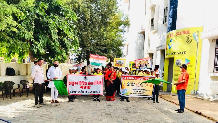 द बोहरा ग्लोबल स्कूल की सभी शाखाओ में महवा श्री बालाजी और मंडावर मे महात्मा गांधी लाल बहादुर शास्त्री की जयंती के अवसर पर हुई संगोष्ठी निकाली रैली