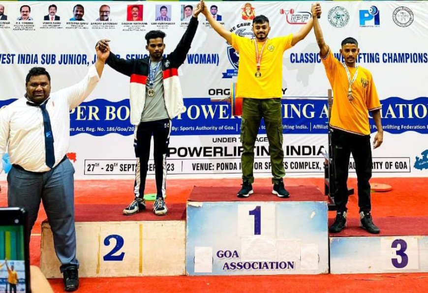 पावर-लिफ्टिंग में पुर के मोहसिन नेराष्ट्रीय स्तर पर जीता कांस्य पदक