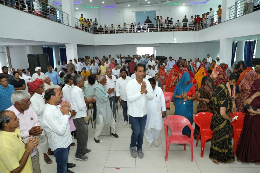 जांगिड़ समाज के तहसील स्तरीय सम्मेलन में गुढ़ा को तन मन से साथ देने का किया वादा