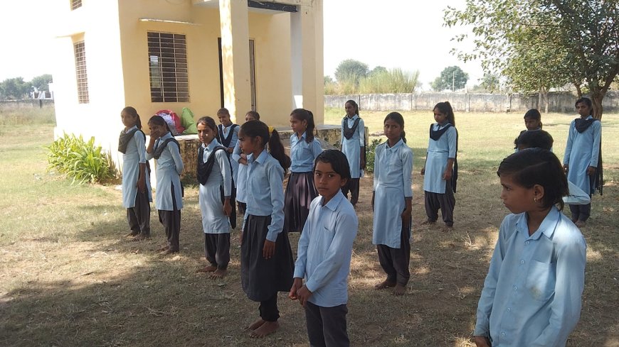 नारायणपुर के राजकीय उच्च प्राथमिक  स्कूल गड़ी- मामोड गोगड़ी की ढाणी मे मनाया गया अंतर्राष्ट्रीय बालिका बालिका