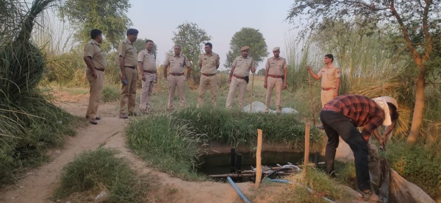 गोविन्दगढ मे अवैध शराब के विरुद्ध बडी कार्यवाही :5 अवैध शराब भट्टी व करीब 13,000 लीटर वाश नष्ट