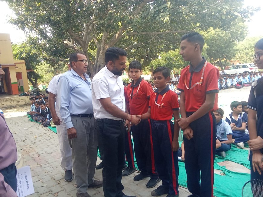 तालुका विधिक सेवा समिति महुआ द्वारा विधिक सेवा प्राधिकरण के तत्व धान में ब्लॉक स्तरीय खेलकूद प्रतियोगिता आयोजित