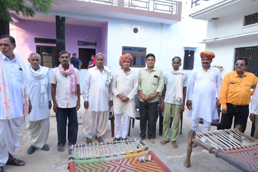 पाडली, सायपुर, बिडौदा, खौचपुरी सहित अनेको गांवो में किया जनसंपर्क भाजपा के लिए मांगे वोट : केसी मीणा