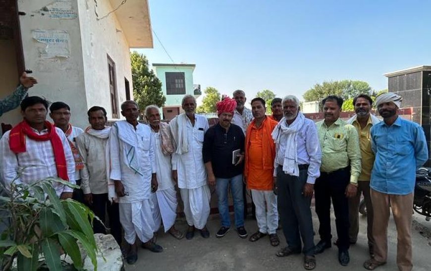 धोलखेड़ा में भाजपा कार्यकर्ताओं की  प्रभारी डॉ प्रवेश दिवाकर ने ली बैठक