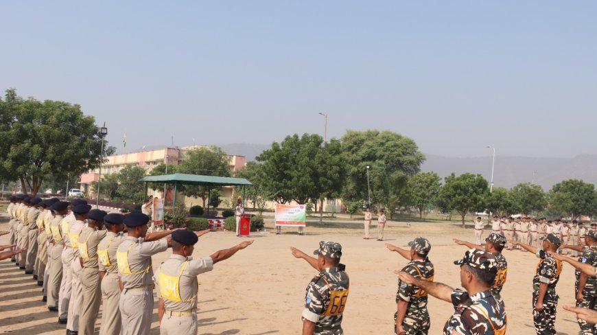 सशस्त्र सीमा बल के प्रशिक्षण बलकर्मियों ने भ्रष्टाचार के खिलाफ आवाज उठाने की ली शपथ