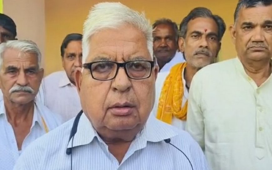 भरतपुर में कांग्रेस के पूर्व जिला अध्यक्ष गोविन्द शर्मा ने कांग्रेस छोड़ी:  नगर विधानसभा से निर्दलीय चुनाव लड़ने का लिया फैसला