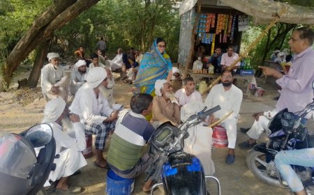 राजगढ़ लक्ष्मणगढ़ कांग्रेस से टिकट नहीं मिलने पर नरेंद्र मीणा के कार्यालय पर जुटे सैकड़ों की तादाद में कार्यकर्ता