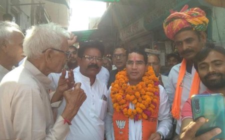 राजगढ-लक्ष्मणगढ़ (68) विधानसभा क्षेत्र से भाजपा प्रत्याशी बन्नाराम मीना 4 नवम्बर को भरेंगे नामांकन पत्र