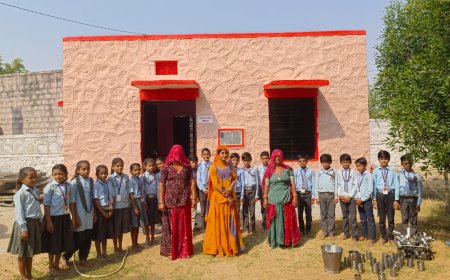 शिक्षक विश्नोई की अनुठी पहल: स्वयं भामाशाह बनकर विद्यालय की जर्जर रसोईघर को दिया आधुनिक रूप