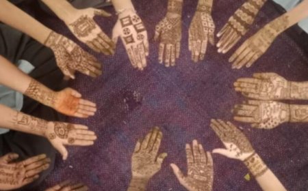 स्वीप कार्यक्रम के तहत मेहंदी प्रतियोगिता में झलका उत्साह