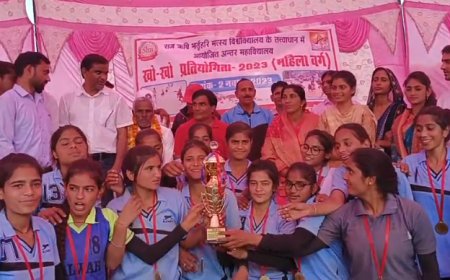 खो - खो प्रतियोगिता में नारायणपुर तहसील की बेटियों ने लहराया परचम