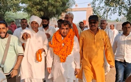 करौली के भाजपा प्रत्याशी दर्शन सिंह गुर्जर का महेंद्र सिंह गुर्जर के नेतृत्व में गुर्जर समाज ने किया स्वागत