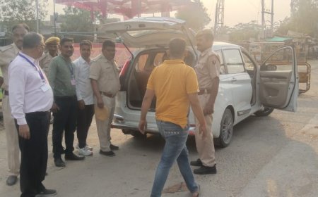  विधानसभा चुनाव को लेकर पुलिस प्रशासन सख्त: जगह-जगह नाकाबंदी, हर गाड़ी की हो रही चेकिंग