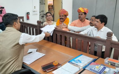 निर्दलीय प्रत्याशी के तौर पर रामनिवास गोयल ने किया नामांकन दाखिल: हजारों की संख्या में लोगो के जनसैलाब