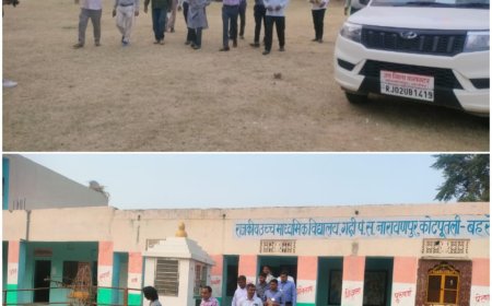 उपखंड क्षेत्र नारायणपुर में किया गया बूथों का निरीक्षण