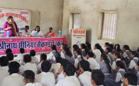 राजस्थान राज्य विधिक सेवा प्राधिकरण व जिला विधिक सेवा प्राधिकरण के निर्देशानुसार विद्यार्थियों को दी कानून की जानकारी