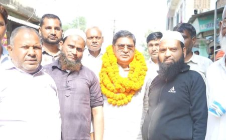 कांग्रेस प्रत्याशी राजेन्द्र सिंह यादव का जन विश्वास कार्यक्रम जारी