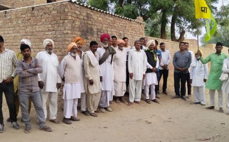 राष्ट्रीय लोकतांत्रिक पार्टी के प्रत्याशी दर्शन सिंह बावरी का जन सम्पर्क हुआ तेज