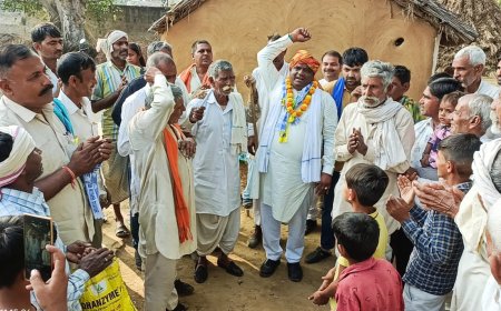 आरएलपी  प्रत्याशी मुकेश कुमार खटीक ने ठोकी ताल:  किया जनसंपर्क