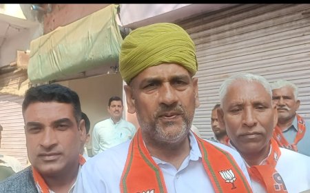 भाजपा प्रत्याशी देवी सिंह ने बानसूर में दीपावली उत्साह से वासियों को शुभकामनाएं दी