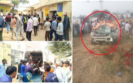 बड़ा हादसा: दिल्ली मुम्बई एक्सप्रेस-वे से अनियंत्रित होकर नीचे गिरी ब्रेजा कार: तीन की दर्दनाक मौत