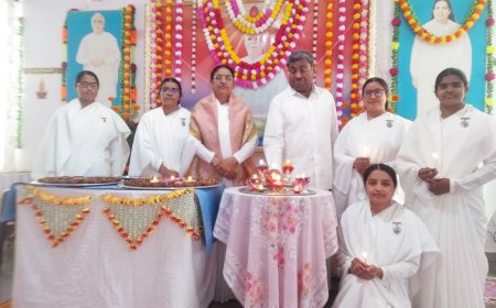 ब्रह्माकुमारियों ने हर्षोल्लास के साथ मनाया दीपावली महोत्सव