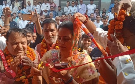 कोटकासिम में भाजपा प्रत्याशी रामहेत यादव के कार्यालय का हुआ शुभारंभ: हजारों की संख्या में कार्यकर्ता रहे मौजूद