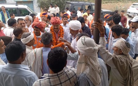 भाजपा प्रत्याशी का जन आर्शीवाद कार्यक्रम जारी, भाजपा सभी जाति व वर्गो को लेकर चलेगी साथ :- पटेल