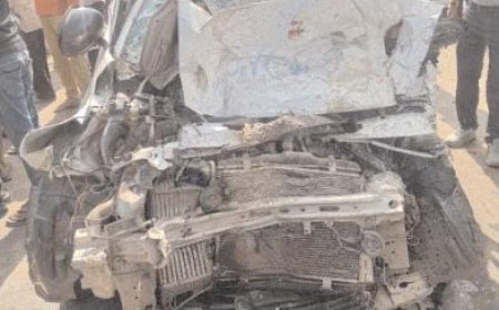 कार और रोडवेज बस में हुई आमने-सामने की भीषण टक्कर: चार युवकों की दर्दनाक मौत, दो जयपुर रैफर