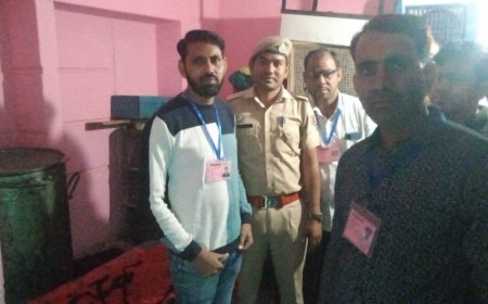 गुरलाँ में बुजुर्ग एवं दिव्यांग ने की होम वोटिंग