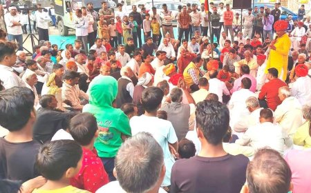 जन सेवक मुकेश गोयल की जन आर्शीवाद यात्रा निरंतर जारी