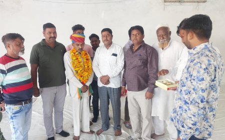 भाजपा के पार्षद कन्हैयालाल ने थामा कांग्रेस का दामन  