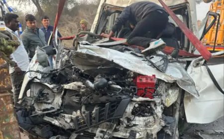 Rajasthan: प्रधानमंत्री मोदी की रैली में जा रहा था पुलिस जाप्ता: सड़क दुर्घटना में पांच पुलिसकर्मियों की मौत