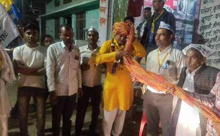 आप के प्रत्याशी ने किया जीत का दावा, लक्ष्मणगढ़ राजगढ़ विधानसभा को  बनाएंगे विकास में नंबर वन