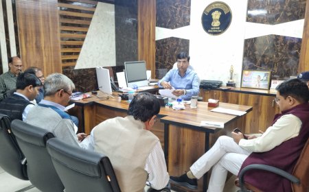 जिला कलक्टर के अध्यक्षता में आयोजित हुई सड़क सुरक्षा समिति की बैठक : दुर्घटना रहित सुगम यातायात हेतु  समन्वित प्रयास करें संबंधित अधिकारी- जिला कलक्टर