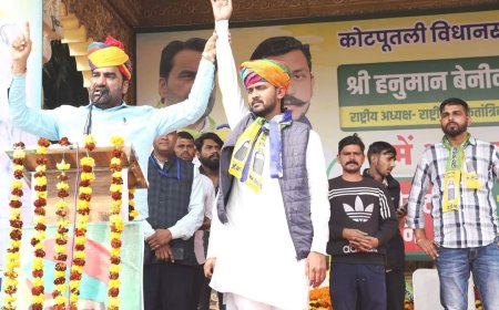 भाजपा-कांग्रेस को सत्ता से बेदखल करना जरूरी, पुरे प्रदेश में लड़ रहे सत्ता परिवर्तन की लड़ाई :- बेनीवाल