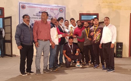 सहरिया राजकीय पी जी महाविद्यालय कालाडेरा ने रचा इतिहास: इंटर कॉलेज वेटलिफ्टिंग व बेस्ट फिजिक प्रतियोगिता में लगाई पदकों की झड़ी