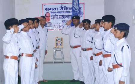 समता सैनिक दल ने मनाया संविधान दिवस