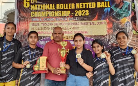 छठी राष्ट्रीय स्तरीय रोलर नेटेड  बॉल प्रतियोगिता संपन्न