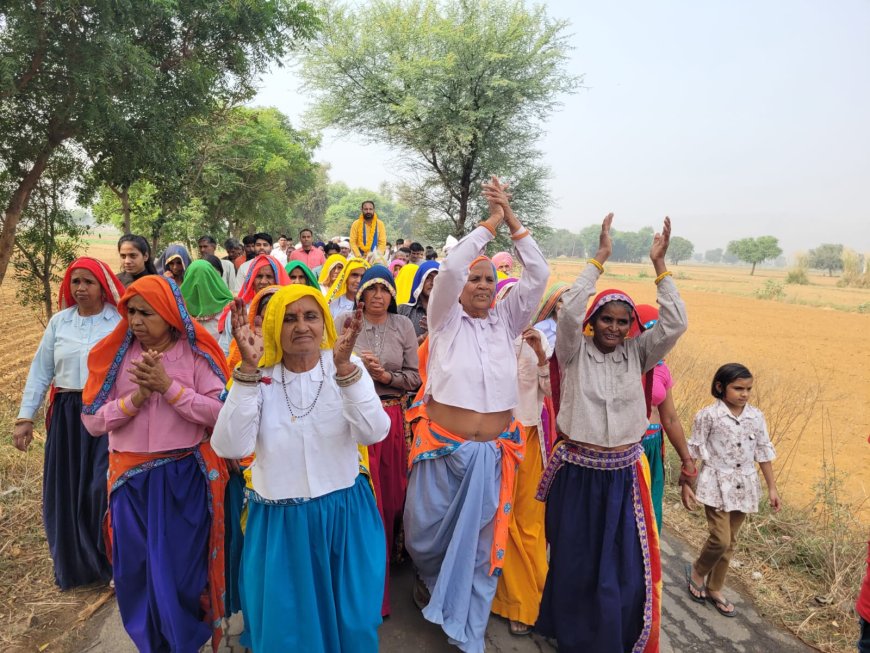 भाजपा से बागी हुए आसपा प्रत्याशी सुखवंत सिंह ने किया दर्जन गांवों का दौरा